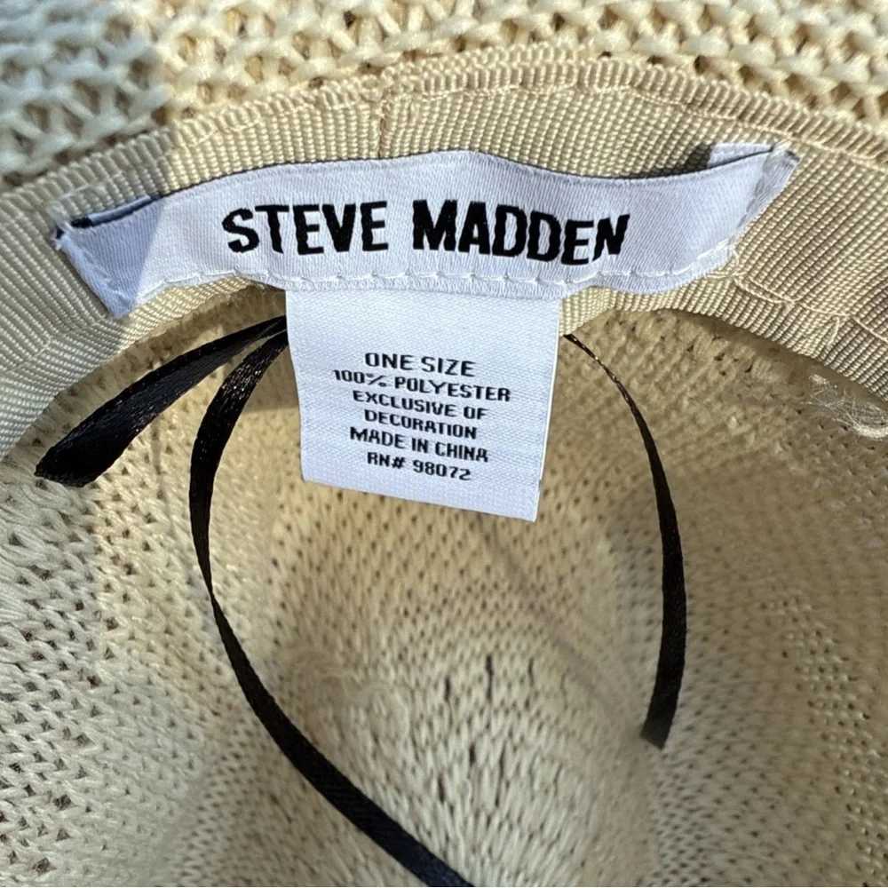 New Steve Madden Ivory Wide Brim Sun Hat Western Beach Nordstrom Coastal Cowgirl